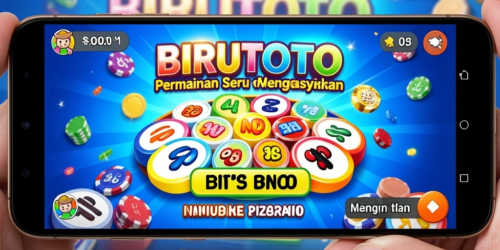 Screenshot menampilkan gameplay seru Bingo di BIRUTOTO.