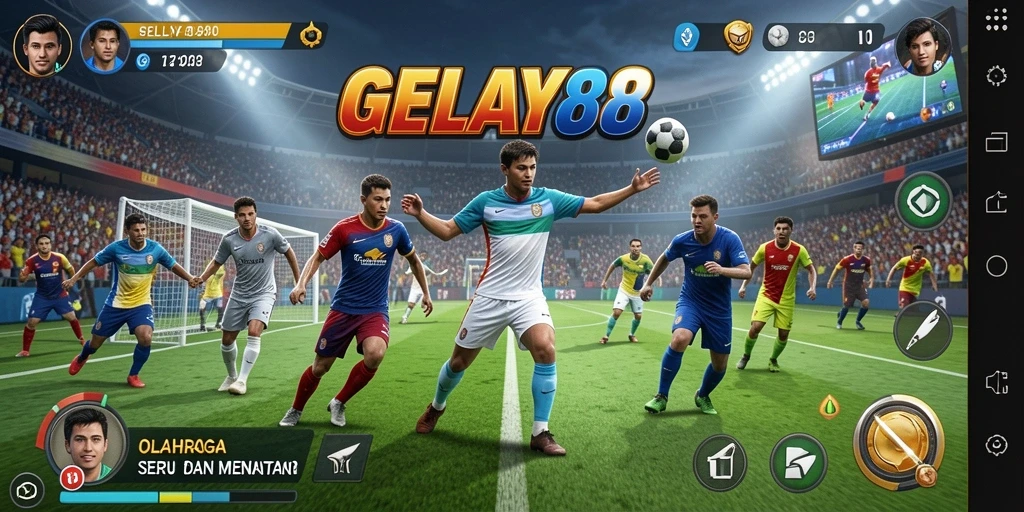 Tangkapan layar menunjukkan aksi seru dalam <strong>GELAY88</strong> saat pertandingan olahraga berlangsung.