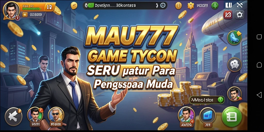 Screenshot utama MAU777 menunjukkan gameplay seru Tycoon yang menarik.