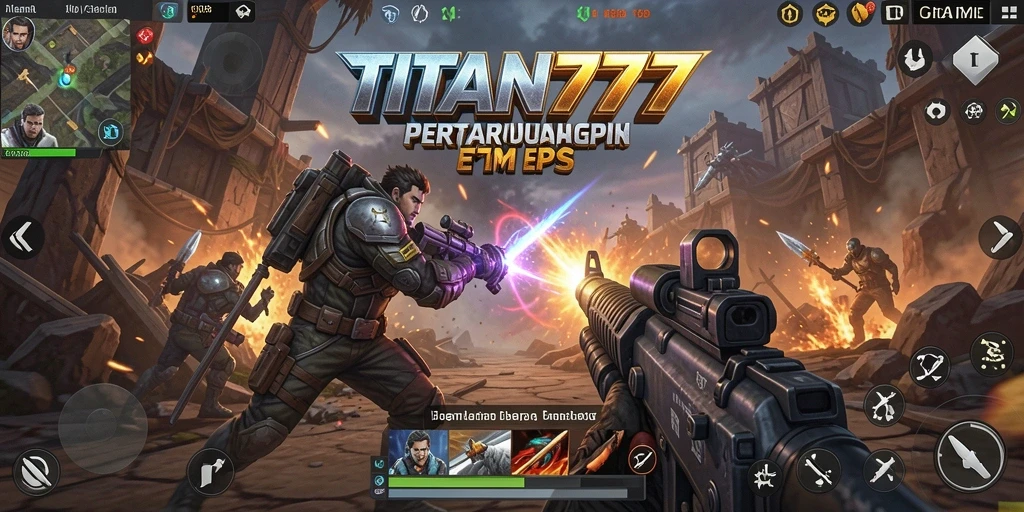 Tampilan menarik gameplay seru di TITAN777